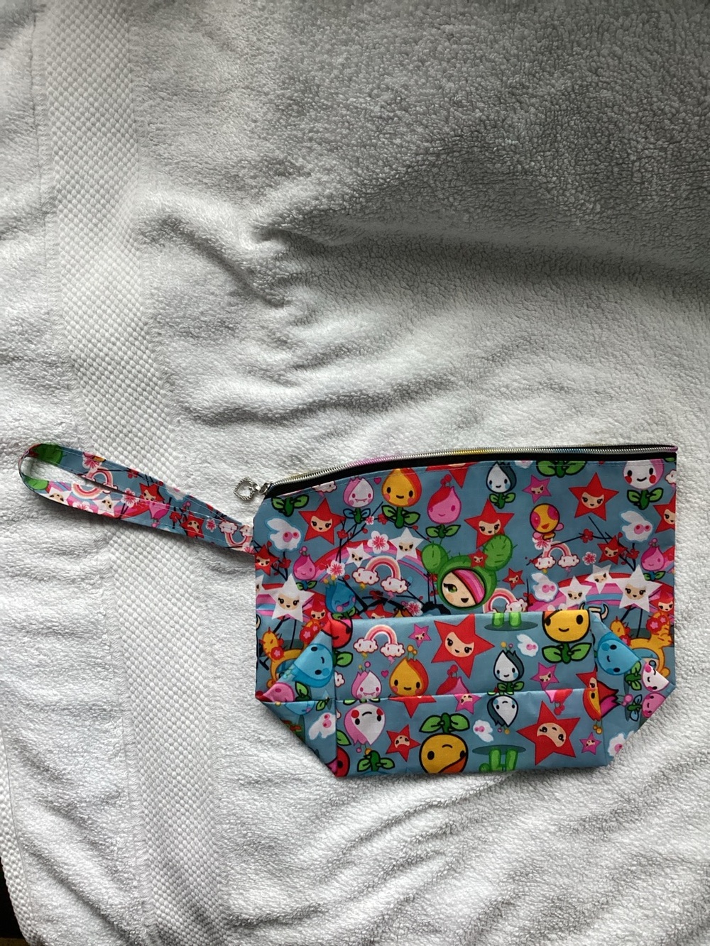 NWOT Tokidoki Print Nylon Pouch - Picture 2 of 8